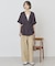 【接触冷感・UVカット】ベルト付カイキンシャツ