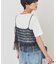 【2点セット】半袖Tシャツ＋チュールビスチェ