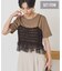 【2点セット】半袖Tシャツ＋チュールビスチェ