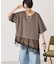 レースドッキングTシャツ