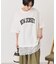 カレッジロゴレースドッキングTシャツ