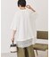 カレッジロゴレースドッキングTシャツ