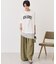カレッジロゴレースドッキングTシャツ