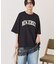 カレッジロゴレースドッキングTシャツ