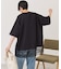 カレッジロゴレースドッキングTシャツ