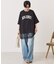 カレッジロゴレースドッキングTシャツ