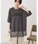 カレッジロゴレースドッキングTシャツ