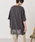 カレッジロゴレースドッキングTシャツ