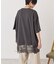 カレッジロゴレースドッキングTシャツ