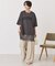 カレッジロゴレースドッキングTシャツ