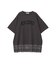 カレッジロゴレースドッキングTシャツ