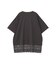 カレッジロゴレースドッキングTシャツ