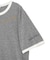 ランダムロゴ刺繍リンガーTシャツ