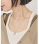 【ステンレス】コイントップスキニーチェーンネックレス