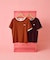 【PENNEY'S】配色リンガーTシャツ