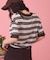 【PENNEY'S】レトロボーダー半袖ニット