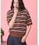 【PENNEY'S】レトロボーダー半袖ニット
