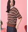 【PENNEY'S】レトロボーダー半袖ニット