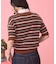 【PENNEY'S】レトロボーダー半袖ニット