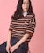 【PENNEY'S】レトロボーダー半袖ニット