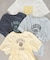 シャーリングプリントTシャツ
