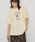 シャーリングプリントTシャツ