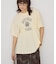 シャーリングプリントTシャツ