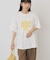 シャーリングプリントTシャツ
