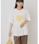 シャーリングプリントTシャツ