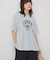 シャーリングプリントTシャツ