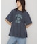 シャーリングプリントTシャツ