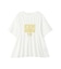 シャーリングプリントTシャツ