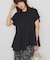 アシンメトリーペプラム ドッキングプルオーバー