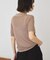 襟付きスキッパー半袖ニットポロ