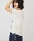 襟付きスキッパー半袖ニットポロ