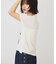 襟付きスキッパー半袖ニットポロ