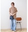 【WEB限定】イージーケア+接触冷感 フレンチスリーブギャザーシャツ