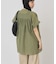 【WEB限定】イージーケア+接触冷感 フレンチスリーブギャザーシャツ