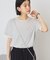 配色レイヤード風シアーTシャツ