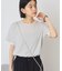 配色レイヤード風シアーTシャツ