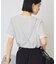配色レイヤード風シアーTシャツ