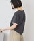 配色レイヤード風シアーTシャツ