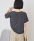 配色レイヤード風シアーTシャツ