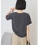 配色レイヤード風シアーTシャツ