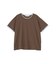 配色レイヤード風シアーTシャツ