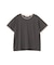 配色レイヤード風シアーTシャツ
