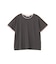 配色レイヤード風シアーTシャツ