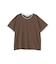 配色レイヤード風シアーTシャツ