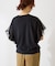【WEB限定】袖チュールサイドスリットプルオーバー