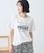 フォト&レタリングプリントTシャツ